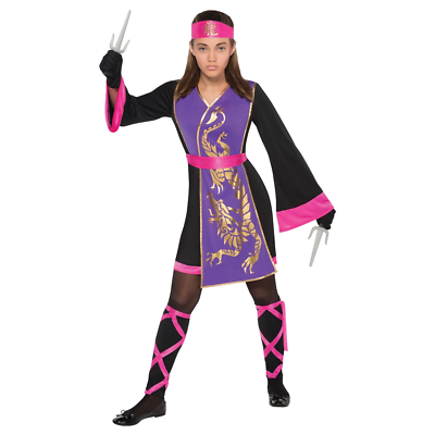Amscan Teen Girls Sassy Samurai Costume Age 14-16 RRP £11.99 CLEARANCE XL £3.99